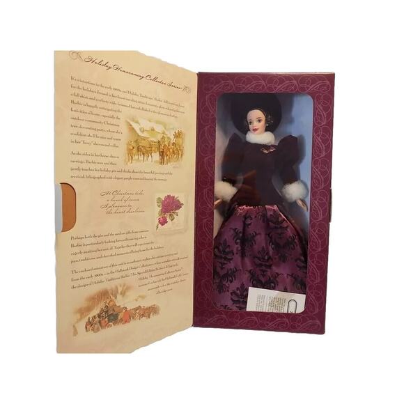 Hallmark Barbie Holiday Traditions doll 1996 Christmas Mattel 17094 NEW - Picture 1 of 5